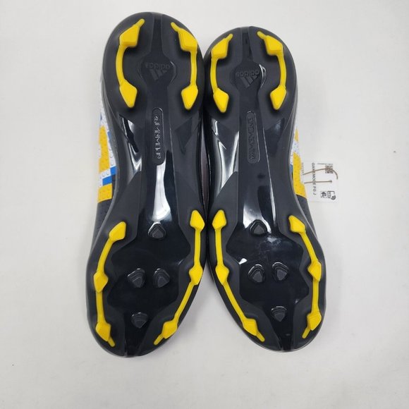 Adidas Soccer Cleats Youth Mens 4 Blue Red Gamemode Lego Spell Out Logo Shoes - Picture 7 of 7